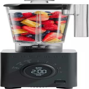 스무디를 셰프맨 오터 48 터탑 블렌더 380W 모터로 얼음 견과류 냉동 과일을 분쇄하는 리스 스틸 블드 자동