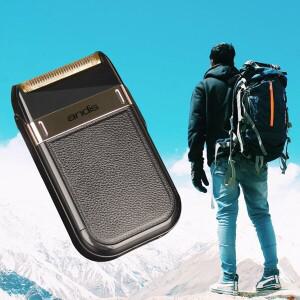 앤디스 컴팩트 리튬 이온 충전식 면도기 키트, 전문가용 전기 타입-C USB 및 일회용