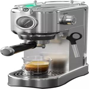 JZ.CAFE 에스프레소 머신 20바 라떼 및 카푸치노용 450W 전문 커피 스팀 완드 포함