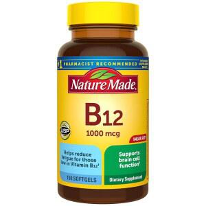 자연이 만든 비타민 B12 1000 mcg, 에너지 지원을
