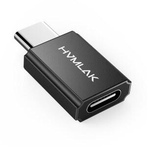 HVMLAK Link240 USB-C 오토바이 카플레이 블루투스 헤드셋 대체 어댑터 바이패스 2.0, 최대 45W 고속 충전 포트, 블랙