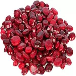 GEMHUB 약 100 Ct./7 개 반지 크기 멋진 아프리카 비둘기 레드 루비 루즈 보석 로트 7 월생 돌