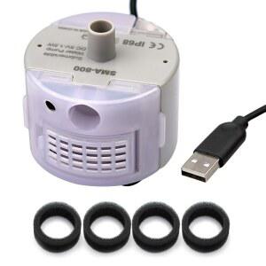 SMA 800 USB 워터 펌프 304 스테인레스 스틸 필터 애완 고양이 분수 탄소 식수
