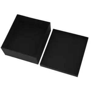 다용도상자 블랙 무지 선물상자 싸바리 기프트박스 20x18x8cm