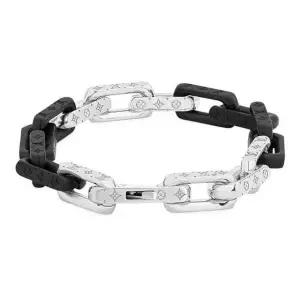 [LOUIS VUITTON][명품] 루이비통 모노그램 체인 브레이슬릿 실버 블랙 L M00687