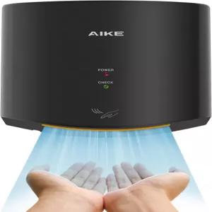 AIKE 에어 와이퍼 컴팩트 핸드 드라이어 0V 400W 블랙(2핀 플러그 포함) 모델 AK2630S