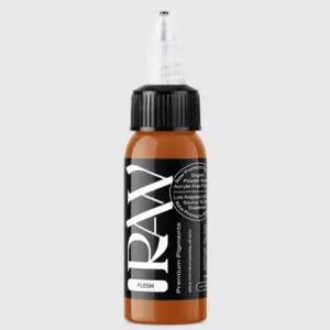 RAW 프리미엄 색소 타투 잉크 1온스 병 따뜻한 천연 살색 톤 높은 부하 미국산