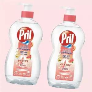 프릴 맑은 식초 주방세제 산뜻한 자몽향 700ml 2개 4655260