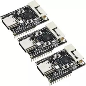 3PCS ESP32-C6 미니 개발 보드 4MB 플래시 싱글 코어 RISC-V 타입-C 포트 및 28핀 아두이노용 C6 데브킷