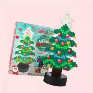 MYTOYS 마이디폼블록 레인보우 라이트 크리스마스 블록트리 혼합색상 1개 4523933