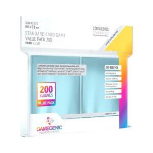 GAMEGENIC 카드 슬리브 U2013 투명 200CT - MGT 매직 유희왕 MTG 매끄럽고 및 슬리브와 호환 더 가능 개더링 포켓몬, 튼튼함 슬리브는