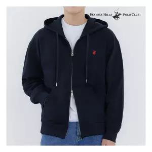 JEANMANIA 비버리힐즈폴로클럽 남여 특양면 오버핏 자수 후드 집업 3컬러