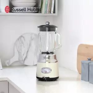러셀홉스 1.5L 대용량 레트로 믹서기 추천-크림-가정용 집들이 신혼 주방 안전/위생 블렌더 분쇄기 선물