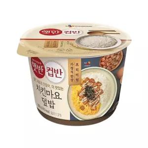 CJ 식단 집밥 업소용 도시락 3분요리 즉석밥 햇반 컵반 치킨마요덮밥 232g 1개