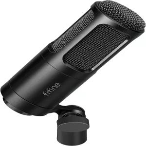 피파인 XLR 다이내믹 마이크 카디오이드 패턴이 있는 보컬 팟캐스트 보이스 오버 더빙 비디오 녹화를 위한
