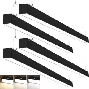 카디비전 링크 가능한 4피트 LED 선형 조명 3000K/4000K/5000K 40W 5200lm 00V 디머블 서스펜션 조명기구