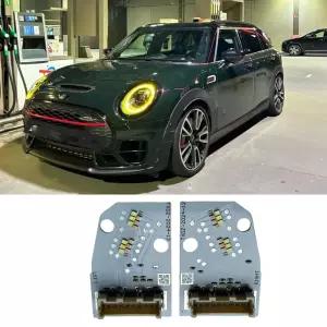 BMW MINI 2018-22 BMW F54 F55 F56 F57 LCI용 옐로우 엔젤 아이 DRL LED 보드 앰버 블루 레드