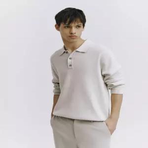 지오다노 카라 긴팔 니트 스웨터 12GG 054922 2color 01054922 4416306