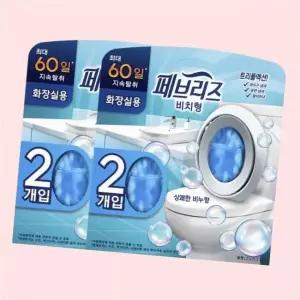 페브리즈 화장실용 비치형 상쾌한 비누향 6.3ml 4개 4535246