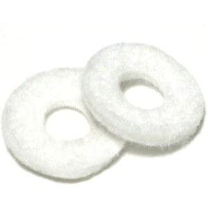 HARD-TO-FIND FASTENER 014973341015 펠트 와셔, 1 /8 피스-6, IP, X 화이트