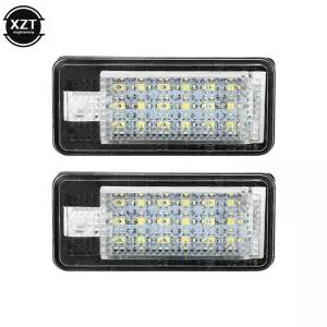 2PCS 자동 Canbus 자동차 LED 번호 번호판 빛 12V 아우디 A3/4 S3/4 A6 C6 A8 S8 Q7 후면 라이센스 빛
