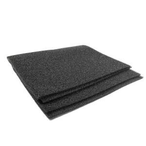 창문 공조 장치 용광로 유닛 AC 통풍 필터 용광로 RV 레인지 후드 등을 위한 폼 필터 장착을 HQRP 2팩 컷 24인치 X 15인치 1/4인치 세탁 및 재사용 가능