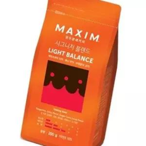 맥심 시그니처 블렌드 라이트 밸런스 분쇄 200g