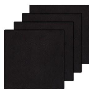베네크레아 4PCS 15X15인치 에어컨 필터 사각 필터 교체 활성탄 스펀지 시트 두께 6MM.