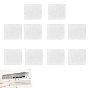 NENTMENT 10팩 미니 분할 에어컨 통풍구 필터 가정용 공기 정화 벽 장착 A/C 유닛 히트 펌프 히터용 먼지 방지 2차 청정 필터 커버