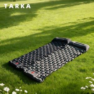 플로팅매트 TARKA 인플레이터블 캠핑 매트리스 에어 쿠션 베개 포함 야외 관광용 침대 자동 팽창 하이킹 등산용