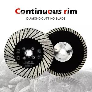 M14 또는 5/8-11 아버가 있는 석재용 D125mm-180mm 다이아몬드 커팅 블레이드 및 연삭 휠