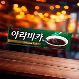롯데 아라비카커피 26g 1개 아이 사무실 간식 커피껌
