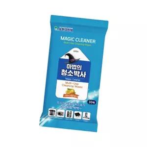 마법의 청소박사 30매 200 x 200mm 1box (60P) 기름때클리너 다목적세정제 다목적 찌든 후드기찌든제거 스