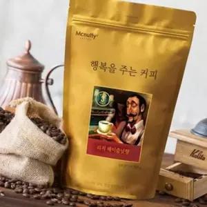 드립 원두 분쇄 리치 헤이즐넛 행복을 주는 커피 500g