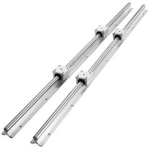 VEVOR 선형 레일 슬라이드 SBR20-800mm 2PCS 및 SBR20UU 블록 자동화 기계 DIY 프로젝트 CNC 라우터 가이드