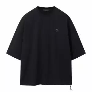 [정품] 커스텀멜로우 블랙 Oversized Fit Dyed T-shirt_CQTAM25421BKX 1073247