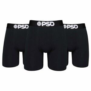PSD 속옷 남성 복서 브 - 3팩 면 표준 길이 부드럽고 통기성