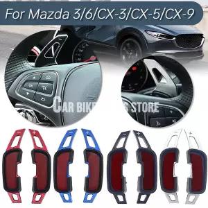 패들쉬프트연장킷 핸들튜닝용품 마쓰다 3/6/CX-3/CX-5/CX-9용 2PC 스티어링 휠 패들 시프트 연장 키트 블랙