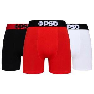 PSD 속옷 남성 복서 브 - 3팩 중간길이 부드럽고 통기성