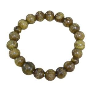 あさひ 10mm Lignum vitae wood Heart Sutra Beads Bracelet Juzu dhyana Zen Kyoto Prayer Handmade for Men Women Gifts Elastic Mala
