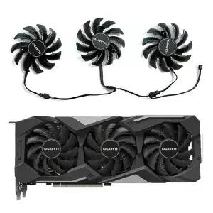 기가바이트 RX 5500 5600 5700 XT 그래픽 비디오 카드용 쿨러 선풍기 교체 라데온 PLD08010S12HH