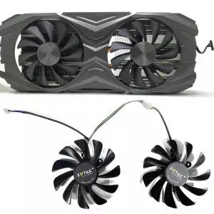 그래픽 카드 냉각 팬 GAA8S2U ZOTAC GTX 1070 1080 Ti AMP 에디션 4 핀 쿨러 95mm 2 개