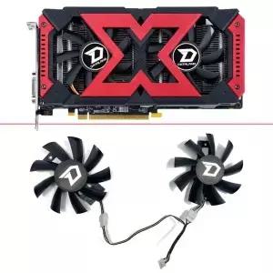 그래픽 카드 팬 GA92B2U 85MM 4 핀 POWERCOLOR RX580 G Datnd Radeon 470 570 비디오 냉각