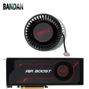 G 75MM 4PIN RX VEGA 56 비디오 카드 쿨링 팬 MSI 라데온 64 8GB 에어 부스트 OC 그래픽 쿨러