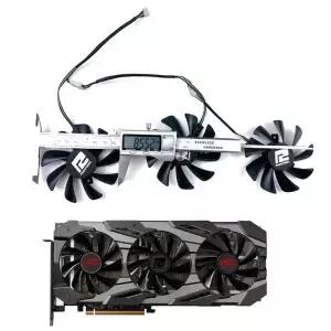 Powercolor RX 5700XT d Devil 8GB 비디오 카드 팬용 새 냉각 4PIN T129215BU G