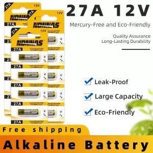 550PCS 27A 12V 알카라인 건 교체용 배터리 초인종 자동차 계산기 TV AC 원격 제어 소형 전자 장치