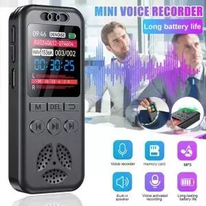 128GB 디지털 보이스 1536KBPS 사운드 딕 터폰 음성 활성화 오디오 회의용 W MP3 플레이어