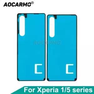 Aocarmo 소니 엑스페리아 1 5 II III IV V VI VII X5V XQDE54 EC72 후면 배터리 접착 스티커 테이프