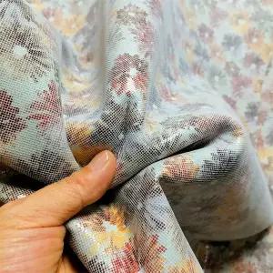 인조가죽시트지 가죽 수선패치 0.8mm 데이지 패턴 양가죽. 탑그레인 원단 DIY 수동 쿠션 만들기. 양가죽