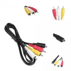 1.2m VMC15FS RCA10핀 포트 A/V 어댑터 케이블(소니 카메라용) 데이터 전송 연결 액세서리 소모품